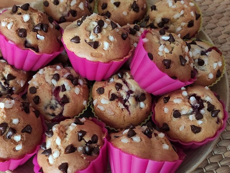 Cliquez pour zoomer ! Muffins aux cerises Thermomix par sissou2a