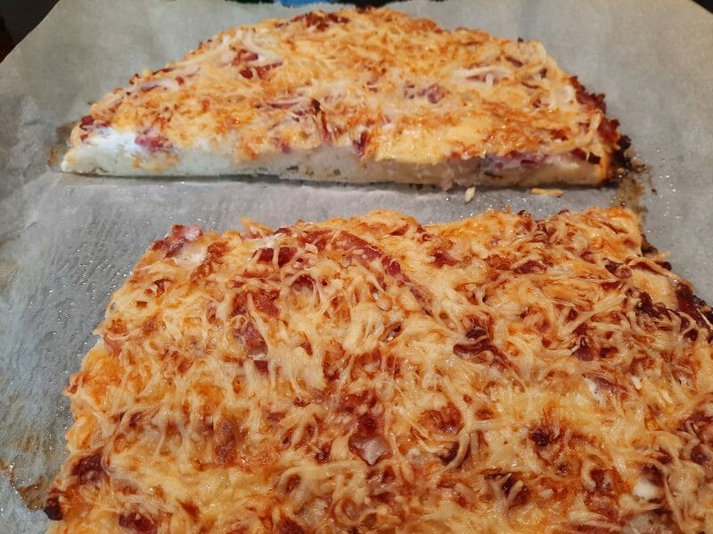 Cliquez pour zoomer ! Fougasse chèvre et lardons Thermomix par charloute8