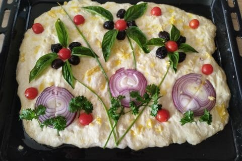 Cliquez pour zoomer ! Focaccia des Pouilles Thermomix par Véromix ☺️