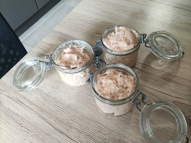 Cliquez pour zoomer ! Rillettes de saumon Thermomix par Véromix ☺️