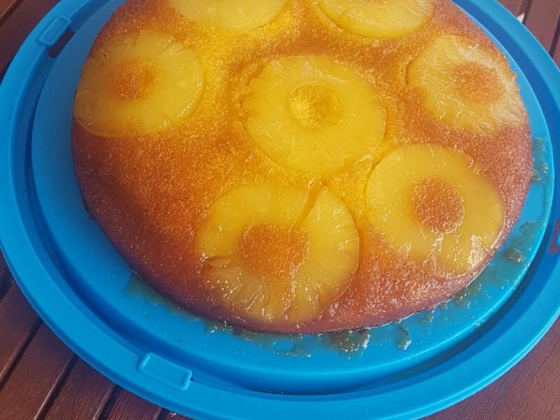 Cliquez pour zoomer ! Gâteau renversé à l’ananas Thermomix par seve64000