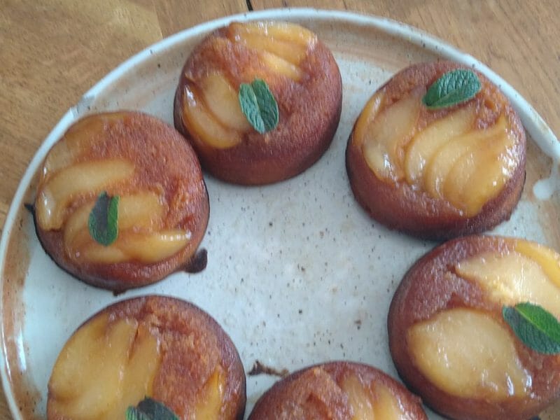 Cliquez pour zoomer ! Gâteau renversé aux poires Thermomix par karinemgd