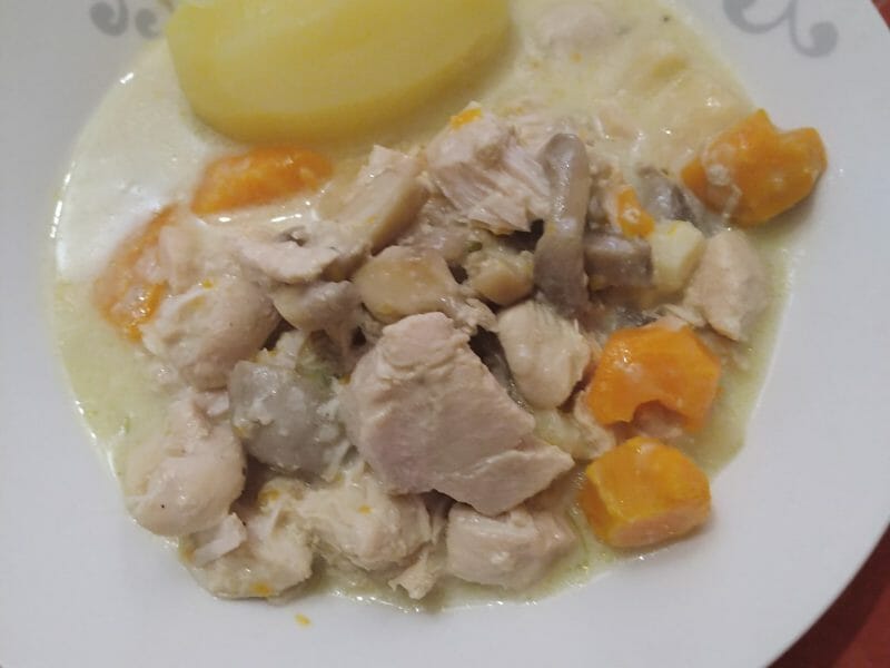Cliquez pour zoomer ! Blanquette de poulet Thermomix par karinemgd