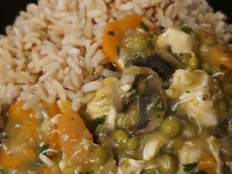 Cliquez pour zoomer ! Fricassée de poulet Thermomix par poupi78