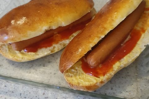 Cliquez pour zoomer ! Pain à hot-dog au Thermomix