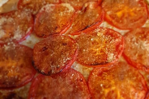 Cliquez pour zoomer ! Tarte salée façon tomates farcies au Thermomix
