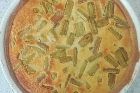 Cliquez pour zoomer ! Tarte à la rhubarbe au Thermomix