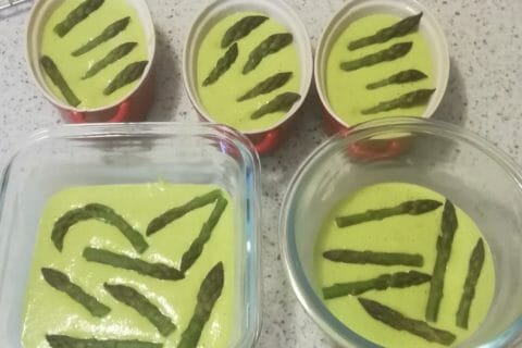 Cliquez pour zoomer ! Flan aux asperges et parmesan au Thermomix