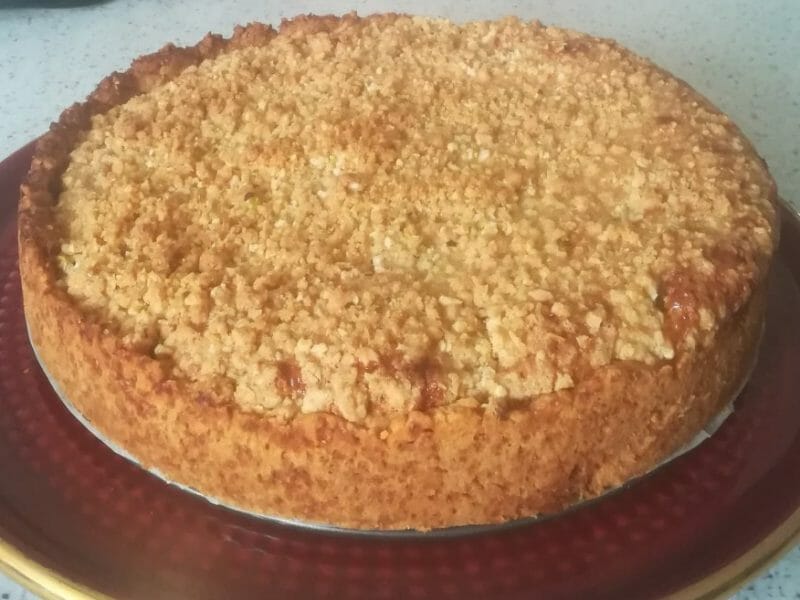 Cliquez pour zoomer ! Tarte aux pommes façon crumble Thermomix par Claude vba813