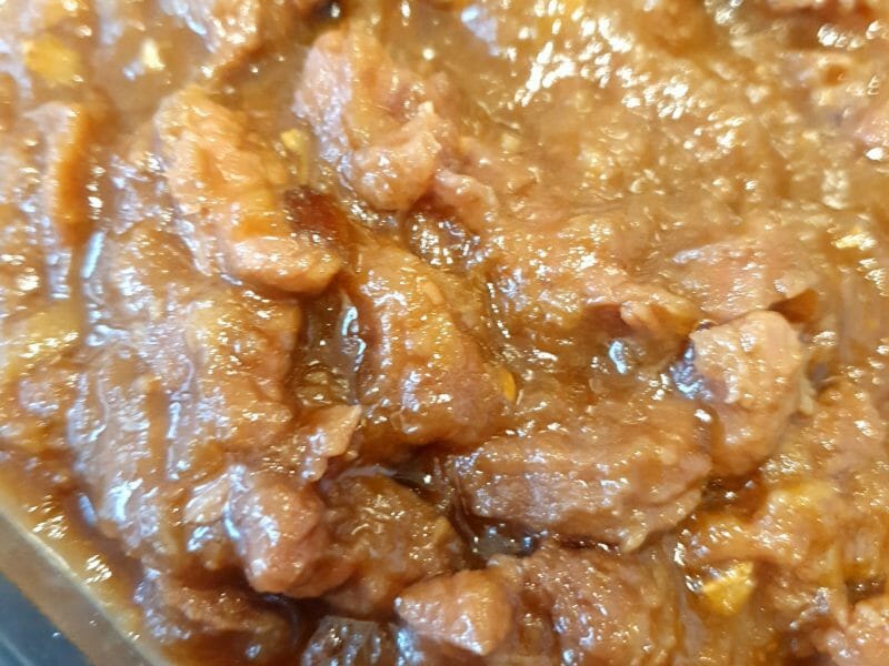 Cliquez pour zoomer ! Porc au caramel Thermomix par Claude vba813