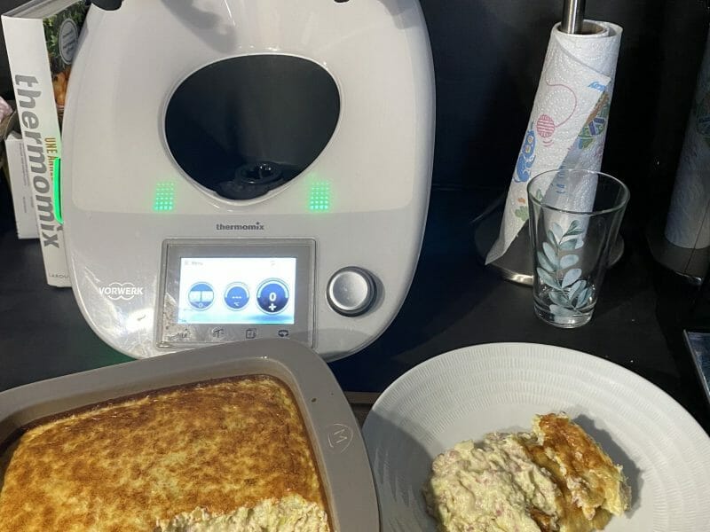 Cliquez pour zoomer ! Clafoutis de poireaux et lardons Thermomix par marylin_3