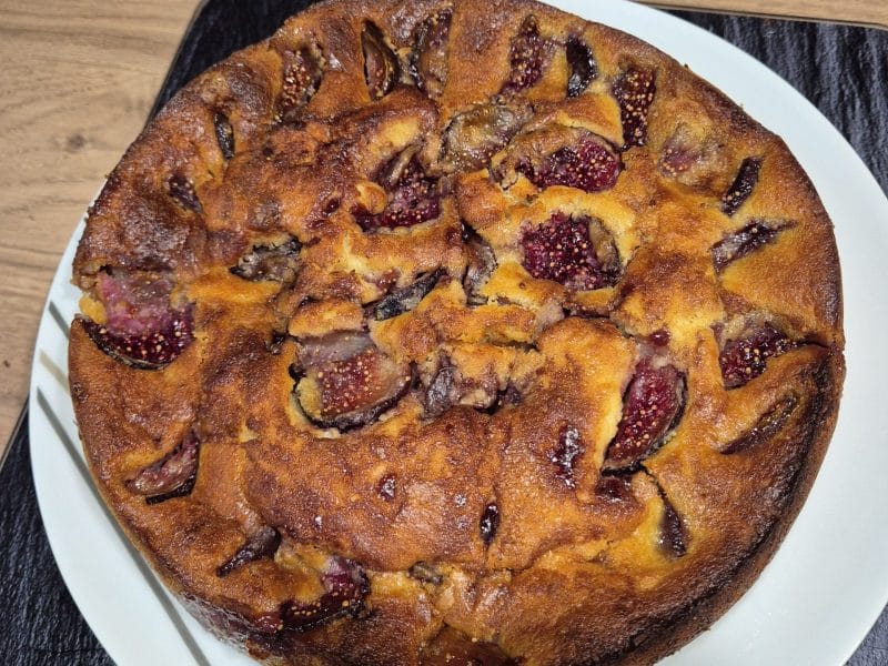 Cliquez pour zoomer ! Gâteau figues et ricotta Thermomix par marine2193