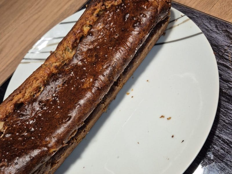 Cliquez pour zoomer ! Cake au chèvre, figues et au miel Thermomix par marine2193