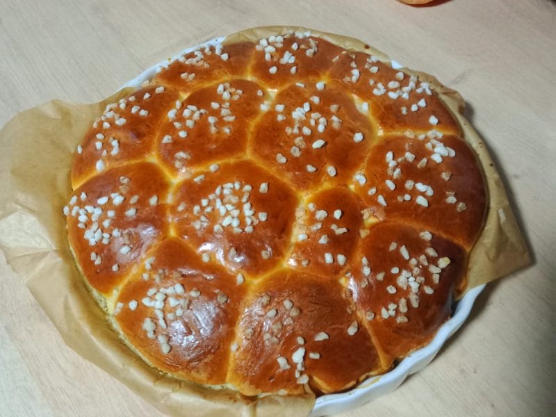 Cliquez pour zoomer ! Brioche tressée à la mie filante Thermomix par bilouke