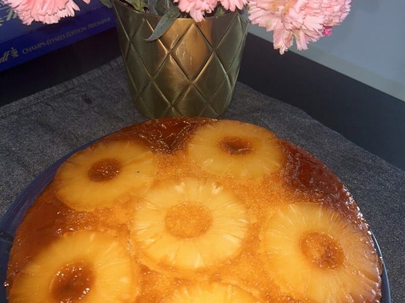 Cliquez pour zoomer ! Gâteau renversé à l’ananas Thermomix par enza_974