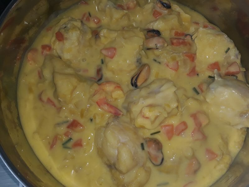 Cliquez pour zoomer ! Blanquette de lotte Thermomix par joelle_64