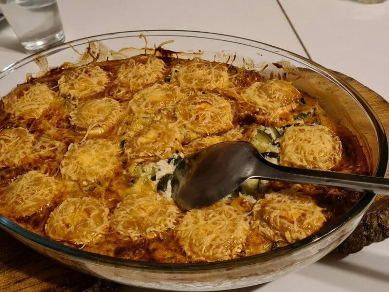 Cliquez pour zoomer ! Gratin de courgettes au chèvre Thermomix par stephden