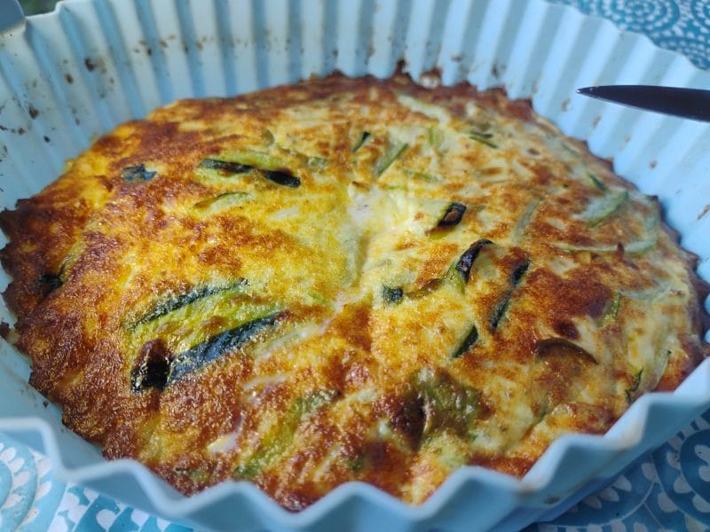 Cliquez pour zoomer ! Tortilla de courgettes Thermomix par Biques