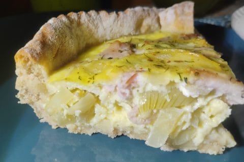 Cliquez pour zoomer ! Zwiebelkuchen – gâteau aux oignons Thermomix par Biques