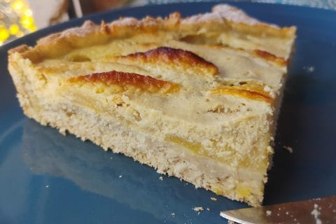 Cliquez pour zoomer ! Tarte normande aux pommes Thermomix par Biques