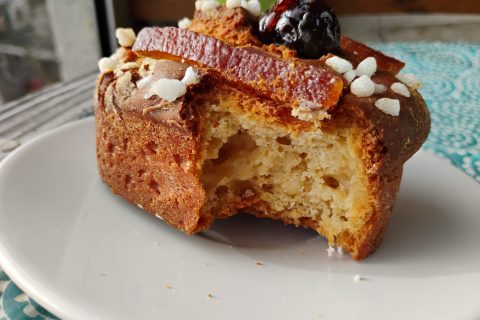 Cliquez pour zoomer ! Brioche mascarpone et fruits confits Thermomix par Biques