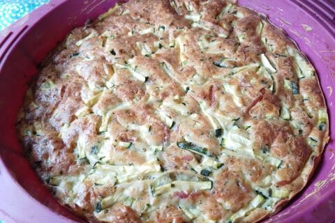 Cliquez pour zoomer ! Zucchini slice – Pain de courgettes australien Thermomix par Biques