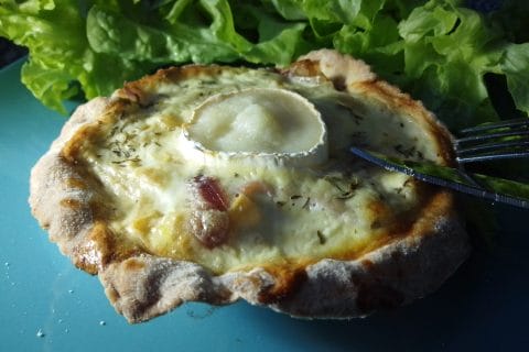 Cliquez pour zoomer ! Quiche oignons, chèvre et miel Thermomix par Biques