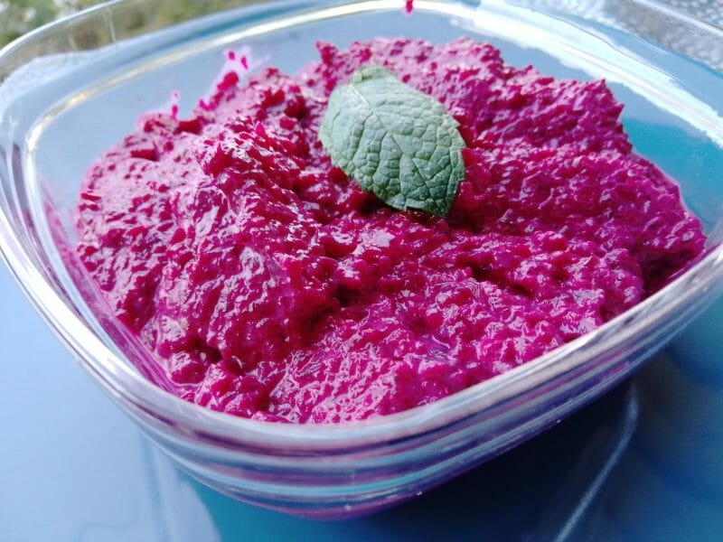 Cliquez pour zoomer ! Verrines de betterave Thermomix par Biques