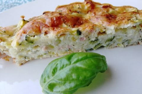 Cliquez pour zoomer ! Zucchini slice – Pain de courgettes australien Thermomix par Biques