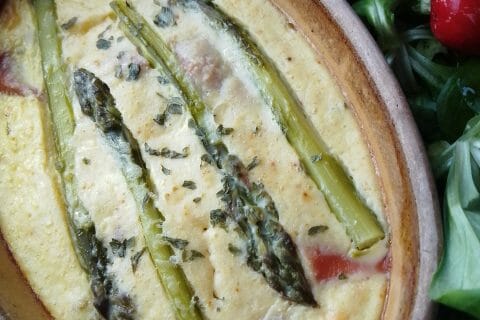 Cliquez pour zoomer ! Flan aux asperges et parmesan Thermomix par Biques
