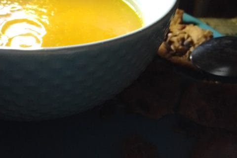 Cliquez pour zoomer ! Crème de patate douce au gingembre Thermomix par Biques