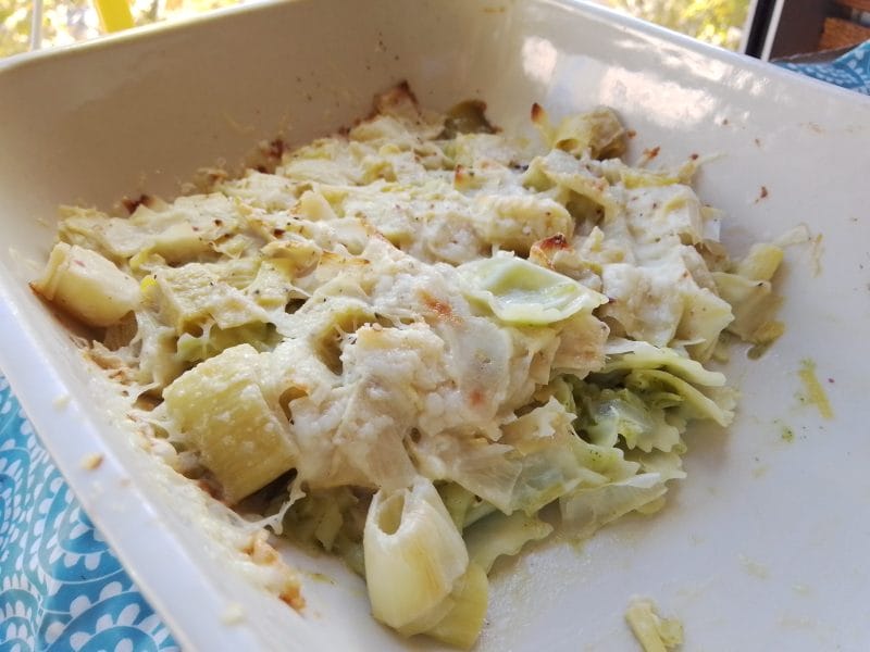 Cliquez pour zoomer ! Gratin de ravioles aux poireaux Thermomix par Biques