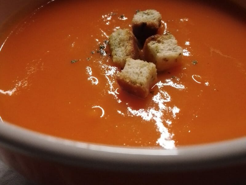 Cliquez pour zoomer ! Velouté de carottes et poivrons rouges Thermomix par Biques