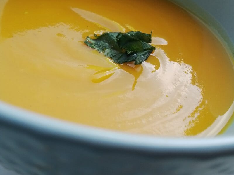 Cliquez pour zoomer ! Velouté de butternut aux lentilles corail et au curry Thermomix par Biques