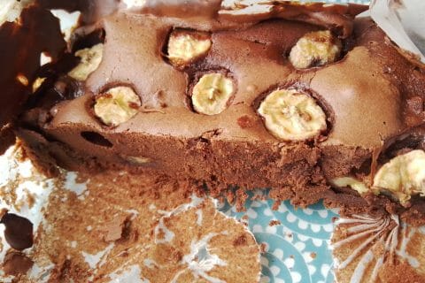 Cliquez pour zoomer ! Brownie fondant choco-banane Thermomix par Biques
