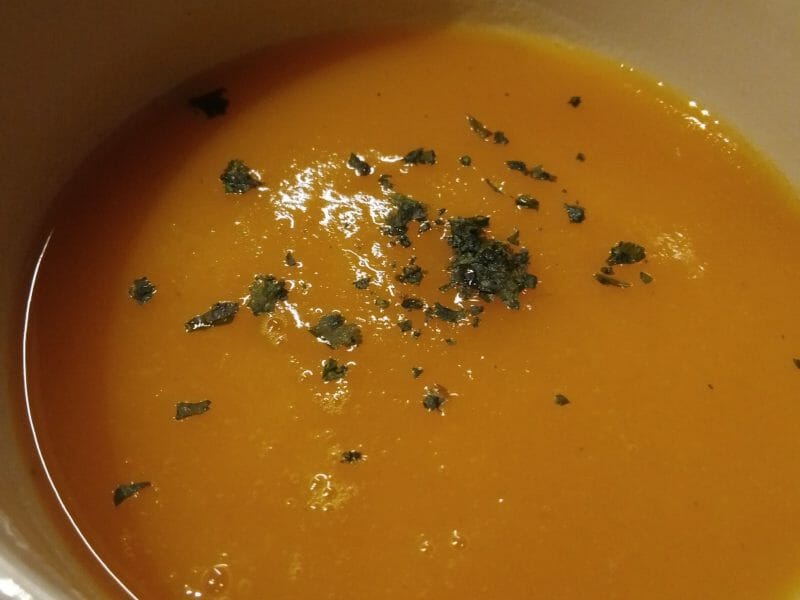 Cliquez pour zoomer ! Potage coco butternut au garam masala Thermomix par Biques