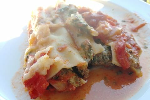 Cliquez pour zoomer ! Cannelloni ricotta et épinards Thermomix par Biques