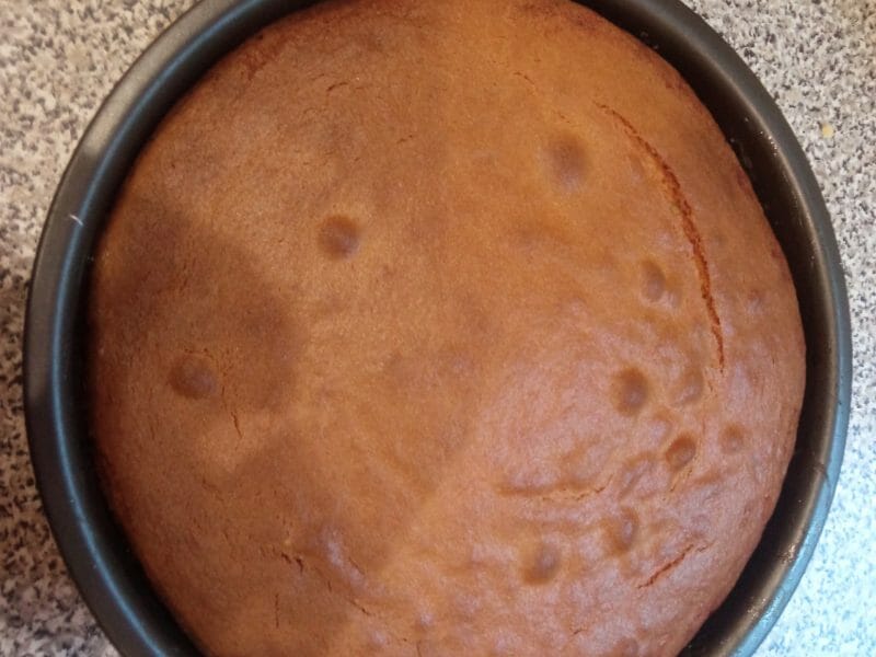 Cliquez pour zoomer ! Cobbler à la rhubarbe Thermomix par Faby et Pat