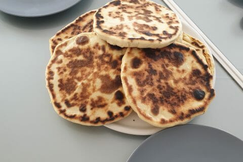 Cliquez pour zoomer ! Naans au fromage Thermomix par bibounette