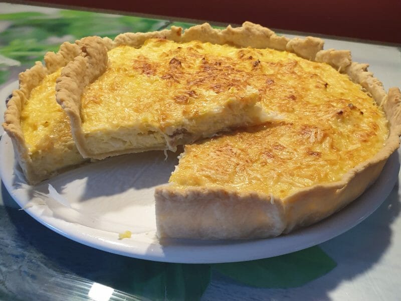 Cliquez pour zoomer ! Tarte aux poireaux Thermomix par bibounette