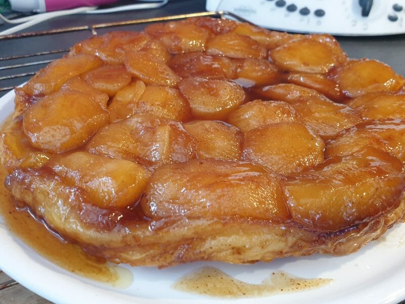 Cliquez pour zoomer ! Tarte tatin Thermomix par bibounette