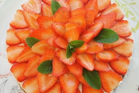 Cliquez pour zoomer ! Tarte aux fraises sans cuisson Thermomix par arianwen