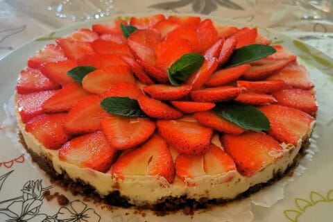 Cliquez pour zoomer ! Tarte aux fraises sans cuisson Thermomix par arianwen