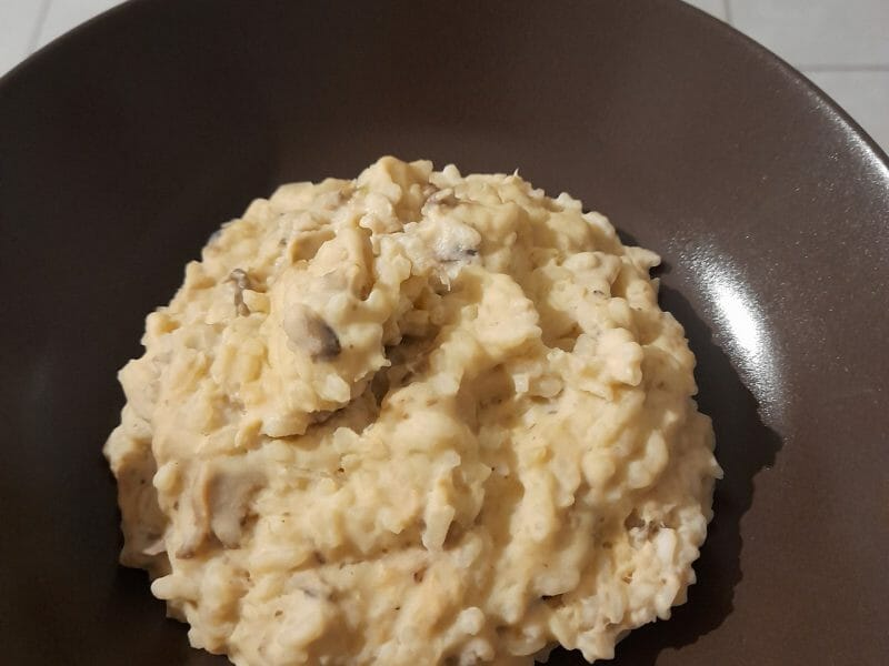 Cliquez pour zoomer ! Risotto poulet et champignons Thermomix par leslie_65