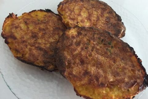 Cliquez pour zoomer ! Galettes de pommes de terre au four au Thermomix