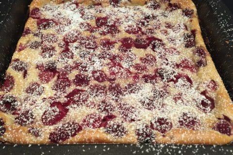 Cliquez pour zoomer ! Clafoutis aux framboises au Thermomix