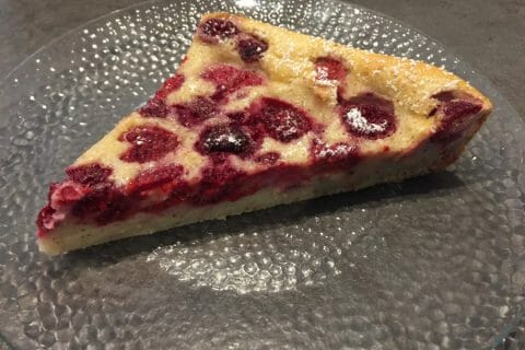 Cliquez pour zoomer ! Clafoutis aux framboises au Thermomix