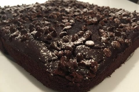 Cliquez pour zoomer ! Brownie magique aux haricots rouges au Thermomix