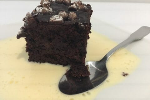 Cliquez pour zoomer ! Brownie magique aux haricots rouges au Thermomix