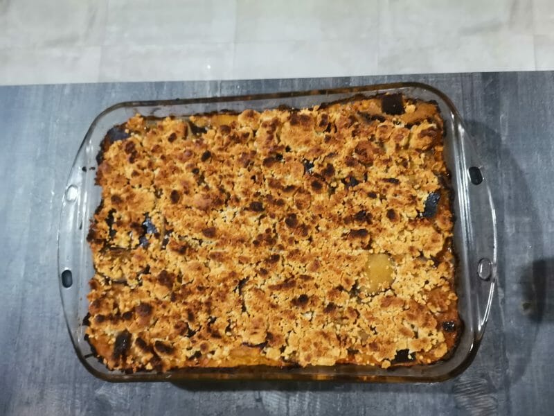Cliquez pour zoomer ! Crumble aux légumes provençaux Thermomix par fanste
